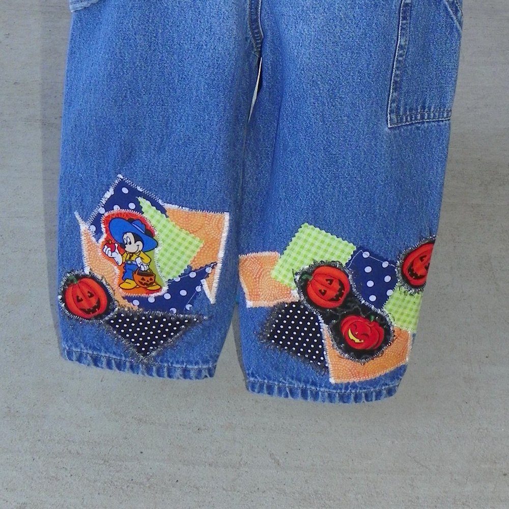 Overalls Mickey Mouse Halloween Custom Made 3T - Picture 6 of 10